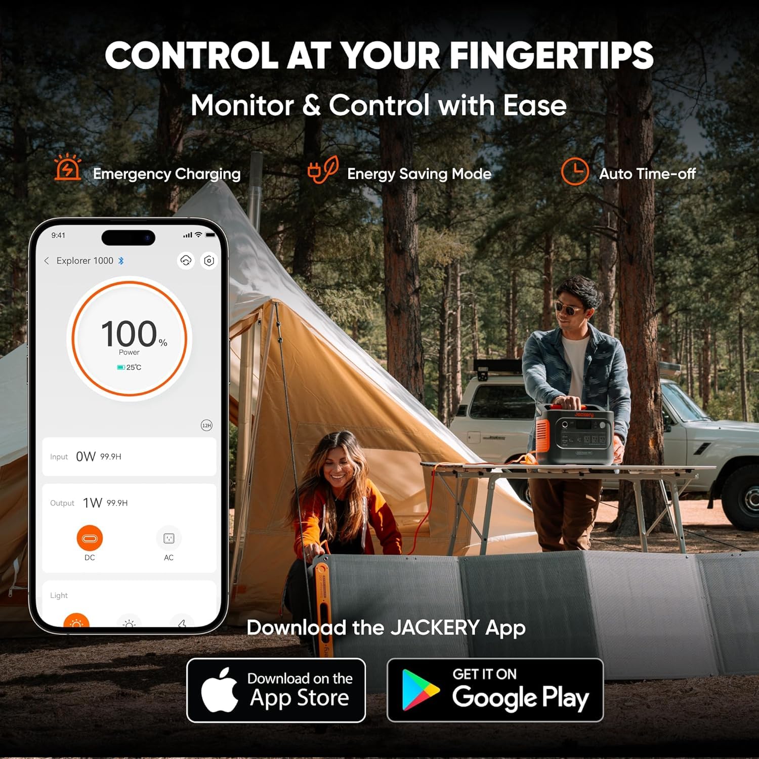 Jackery Explorer 1000 V2 Portable Power Station – 1070Wh LiFePO4 Solar Generator | 1500W AC & 100W USB-C Fast Charge for Camping & Emergency - Image 50