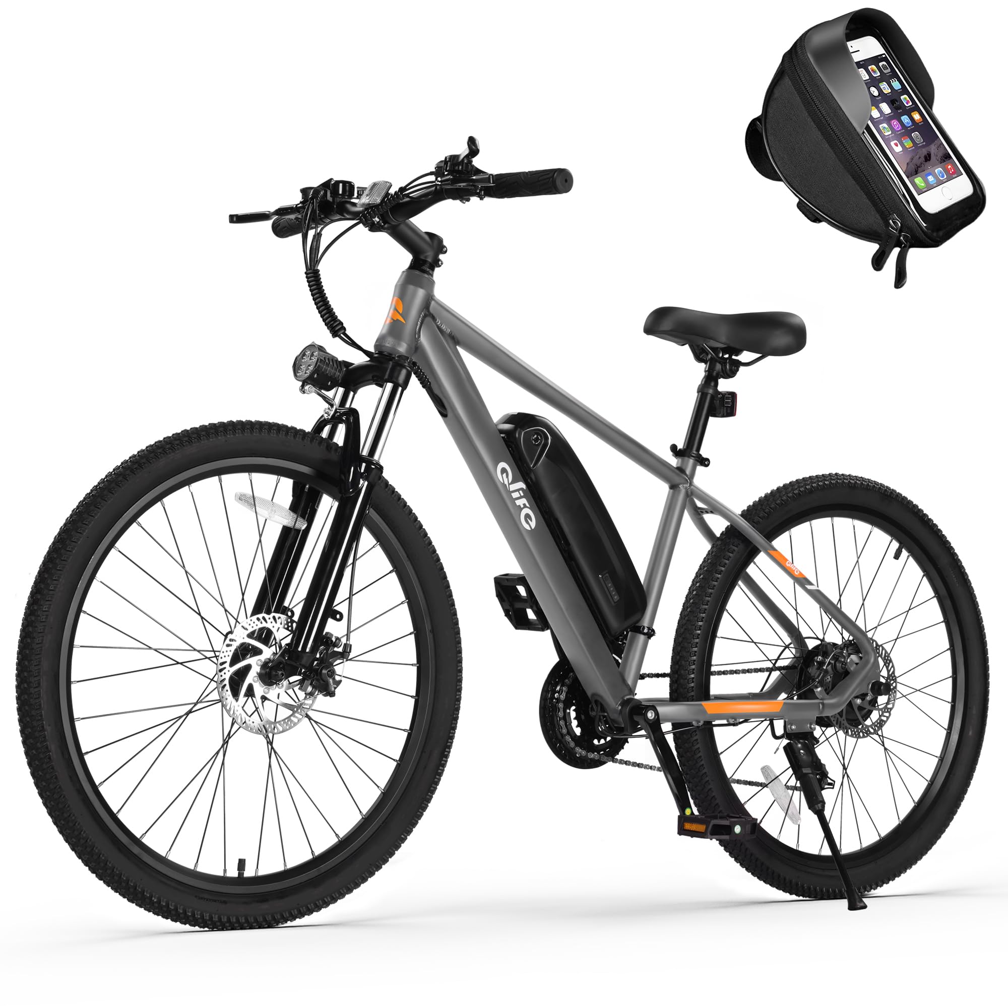 Racer Electric Bike for Adults - 21-Speed Mountain Lightweight Ebike with Peak 750W 22MPH Brushless Motor, 375Wh Removable Battery, 26X2.1 Tire Step Over E-MTB, Up to 40 Miles - Image 17