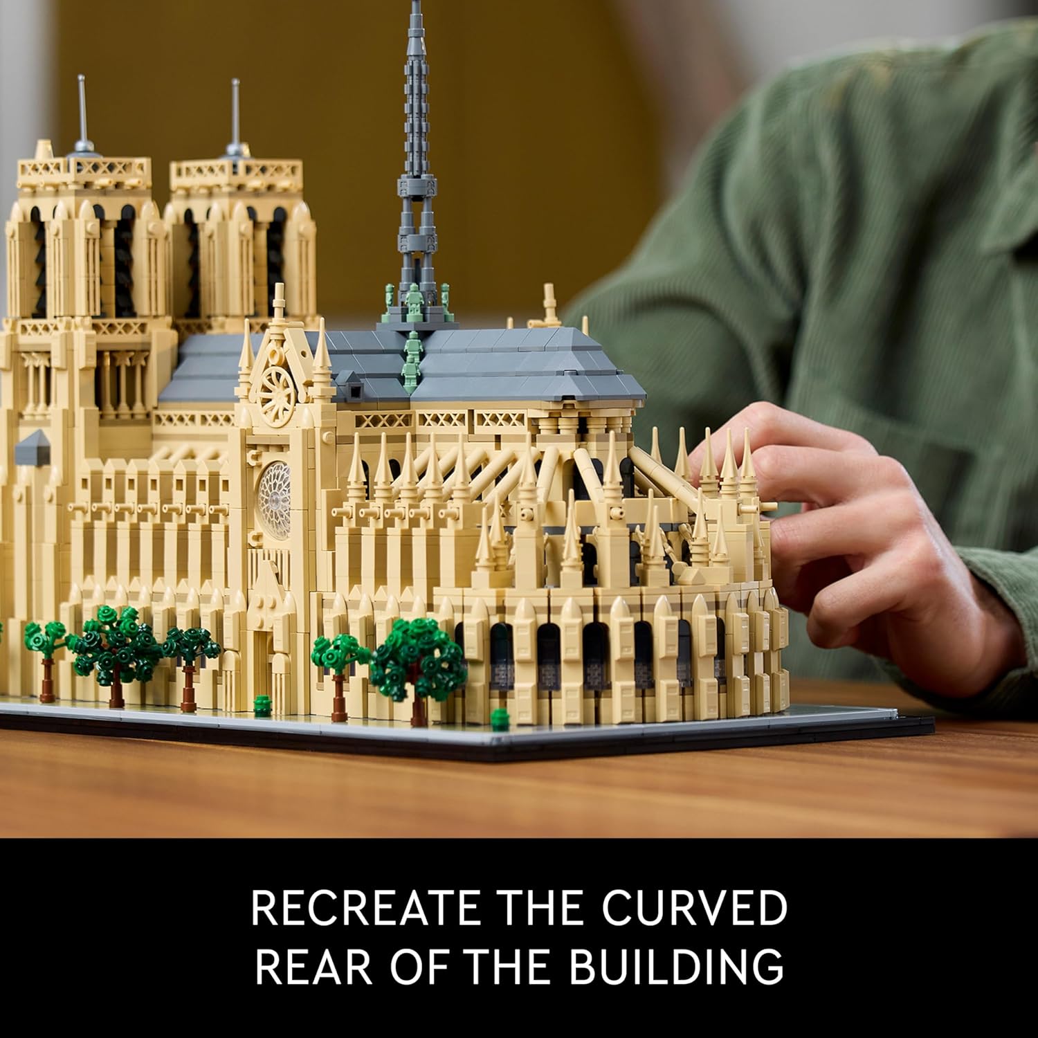 LEGO Architecture Notre-Dame de Paris 21061, Collectible Model Building Set for Adults, Historic Paris Landmark Replica, Gift for Architecture and Travel Lovers - Image 3