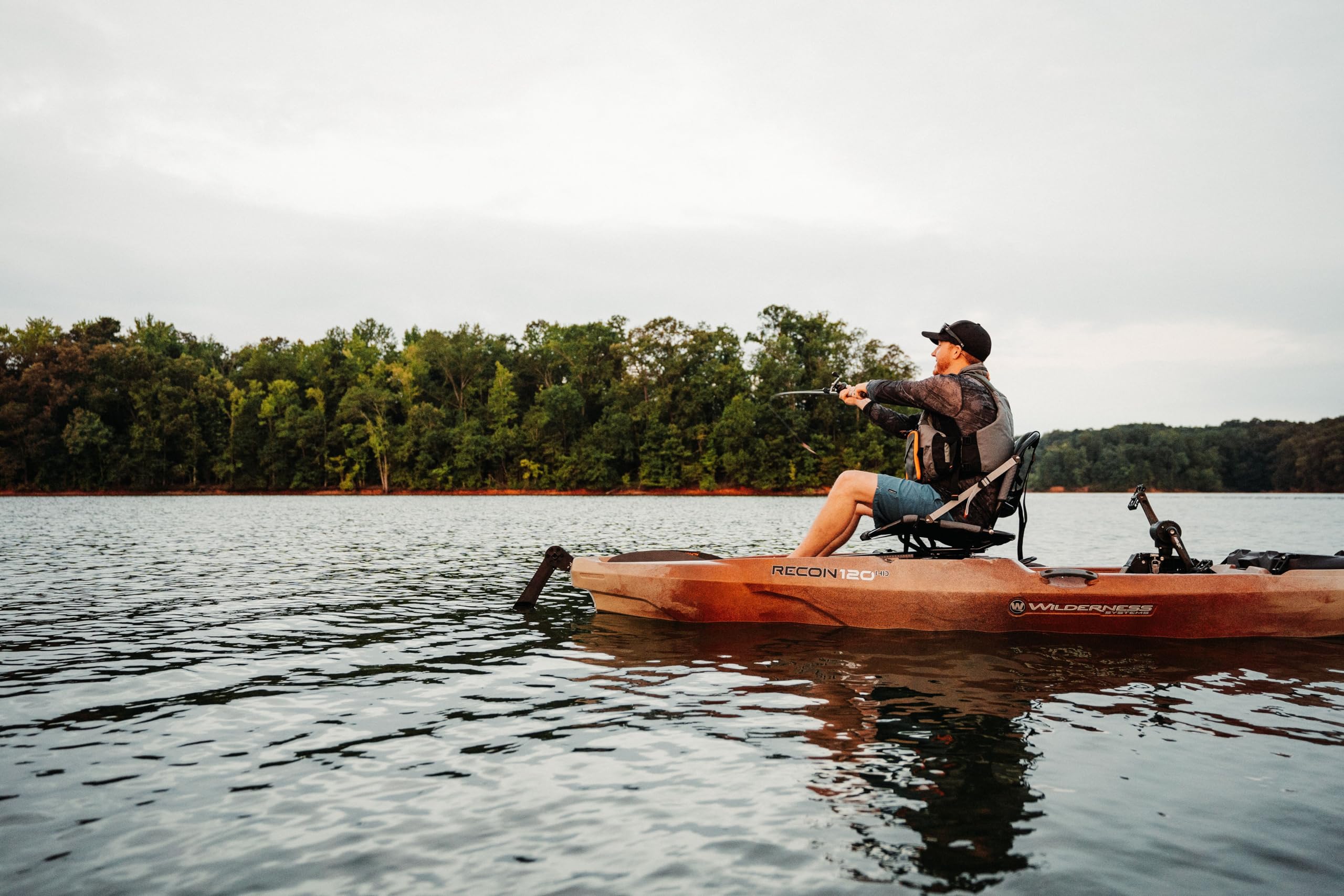 Wilderness Systems Recon 120 HD – 12 ft Sit-On-Top Fishing Kayak – Helix PD™ Pedal Drive & 360° AirPro ACES Seat - Image 25