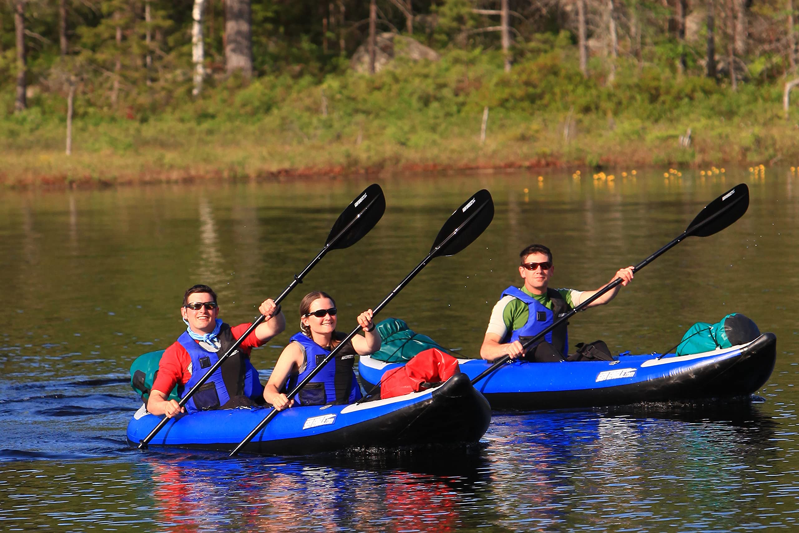 Sea Eagle 380X 12’6″ Explorer Inflatable Kayak – Self-Bailing, Drop-Stitch Floor, Removable Skeg, Whitewater & Touring - Image 7