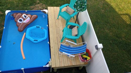 Intex 9.8ft x 6.6ft x 29.5in (300cm x 201cm x 75cm) Rectangular Above Ground Pool with Metal Frame & Flow Control Valve – Easy Setup Family Backyard Pool – 4,500L Capacity – Blue photo review