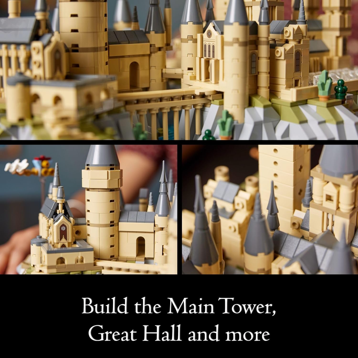 LEGO Harry Potter Hogwarts Castle and Grounds Set 76419 – Collectible Display Model Kit for Adults with 2,660 Pieces – Iconic Wizarding World Gift with Architect Minifigure - Image 3