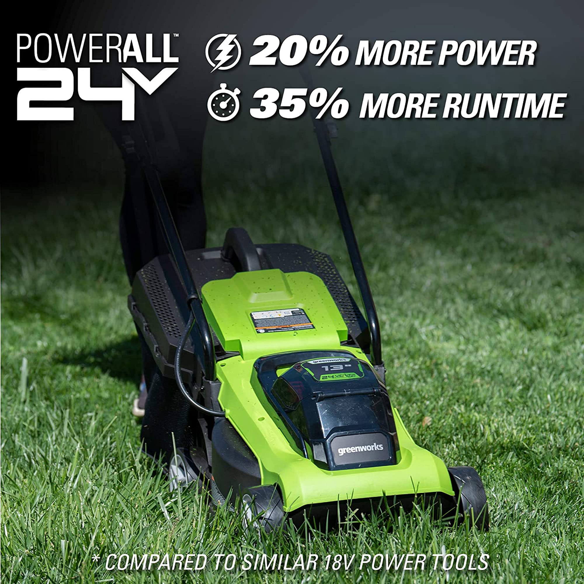Greenworks 24V Brushless Cordless Push Lawn Mower – 13″ (33 cm) Deck, 4.0 Ah Battery & Charger Included - Image 45