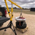 MAXXHAUL 70238 Hitch-Mounted Hydraulic Truck Crane – 1000 lb (454 kg) Capacity, Swivel Lift Arm, Adjustable Boom (500/750/1000 lb) photo review