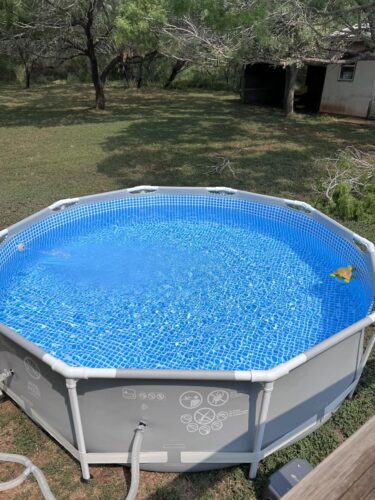 Intex 26701EH Prism Frame 10ft (3.05m) x 30in (76cm) Above Ground Pool Set – 1,185 Gallon (4,486L) Capacity with Filter Pump – Rust & Puncture Resistant, Quick Setup photo review