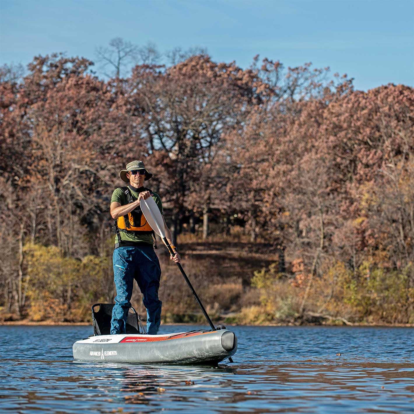 Advanced Elements AirVolution2™ 12′ Tandem Drop-Stitch Inflatable Kayak – Blue with Carry Bag - Image 6