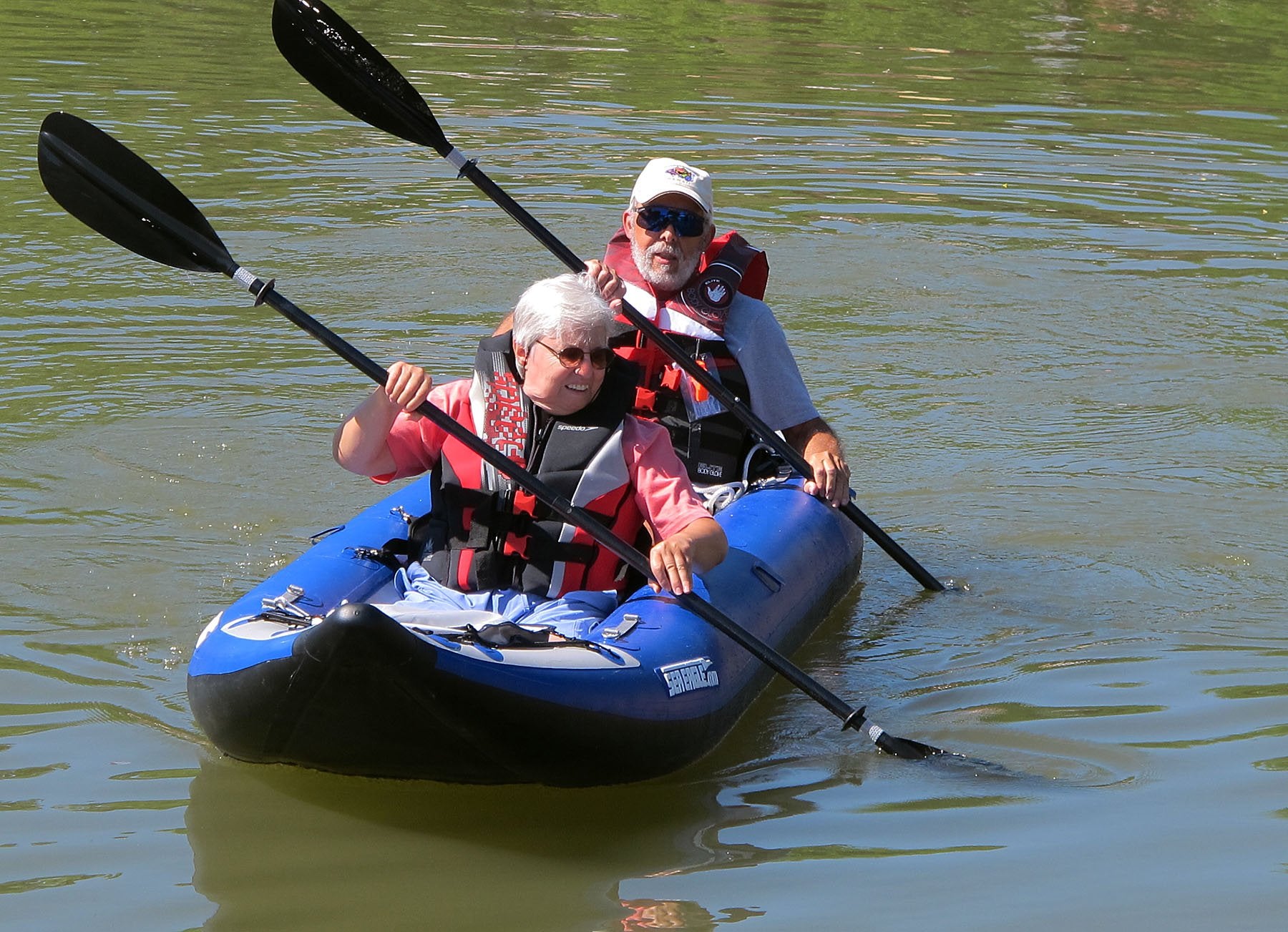 Sea Eagle 380X 12’6″ Explorer Inflatable Kayak – Self-Bailing, Drop-Stitch Floor, Removable Skeg, Whitewater & Touring - Image 6