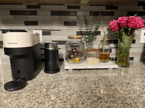 Nespresso Vertuo Pop+ Coffee & Espresso Maker by Breville – Coconut White | 5 Brew Sizes, 0.74L Removable Tank, Compact & Sustainable Design photo review