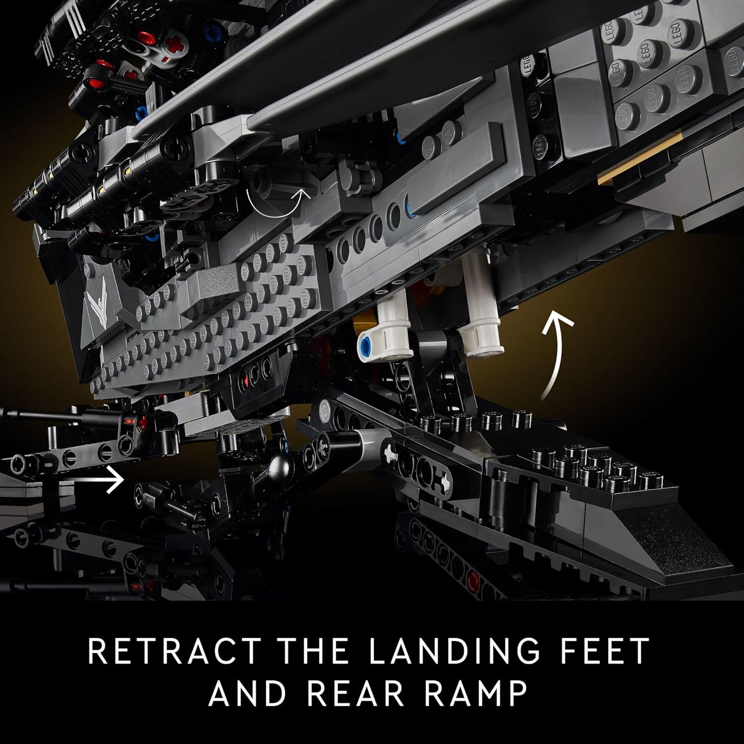 LEGO Icons Dune Atreides Royal Ornithopter 10327 Building Set for Adults, Collectible Sci-Fi Display Model with 8 Minifigures, Gift Idea for Dune Movie Fans - Image 4