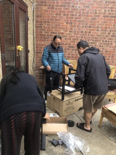 CosmoGrill Outdoor XL Charcoal Smoker BBQ Grill – Adjustable Charcoal Pan, Built-in Thermometer, 2 Side Tables, Chimney & Wheels – Portable Garden Barbecue Smoker photo review