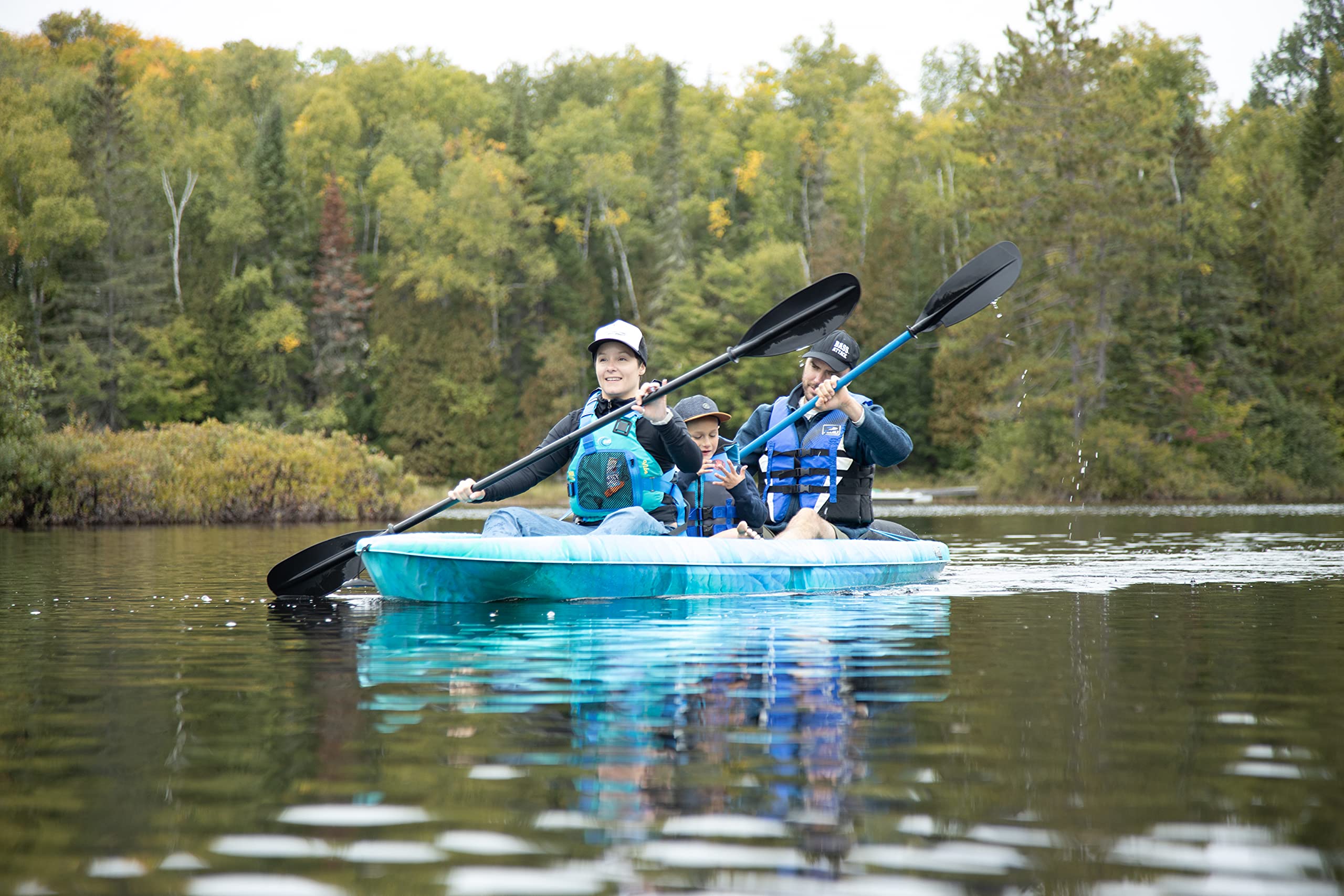 Pelican River Gorge 130X 13′ Sit-On-Top Recreational Tandem Kayak – 2-Person HDPE Kayak with ERGOFIT Seating & Ample Storage - Image 3
