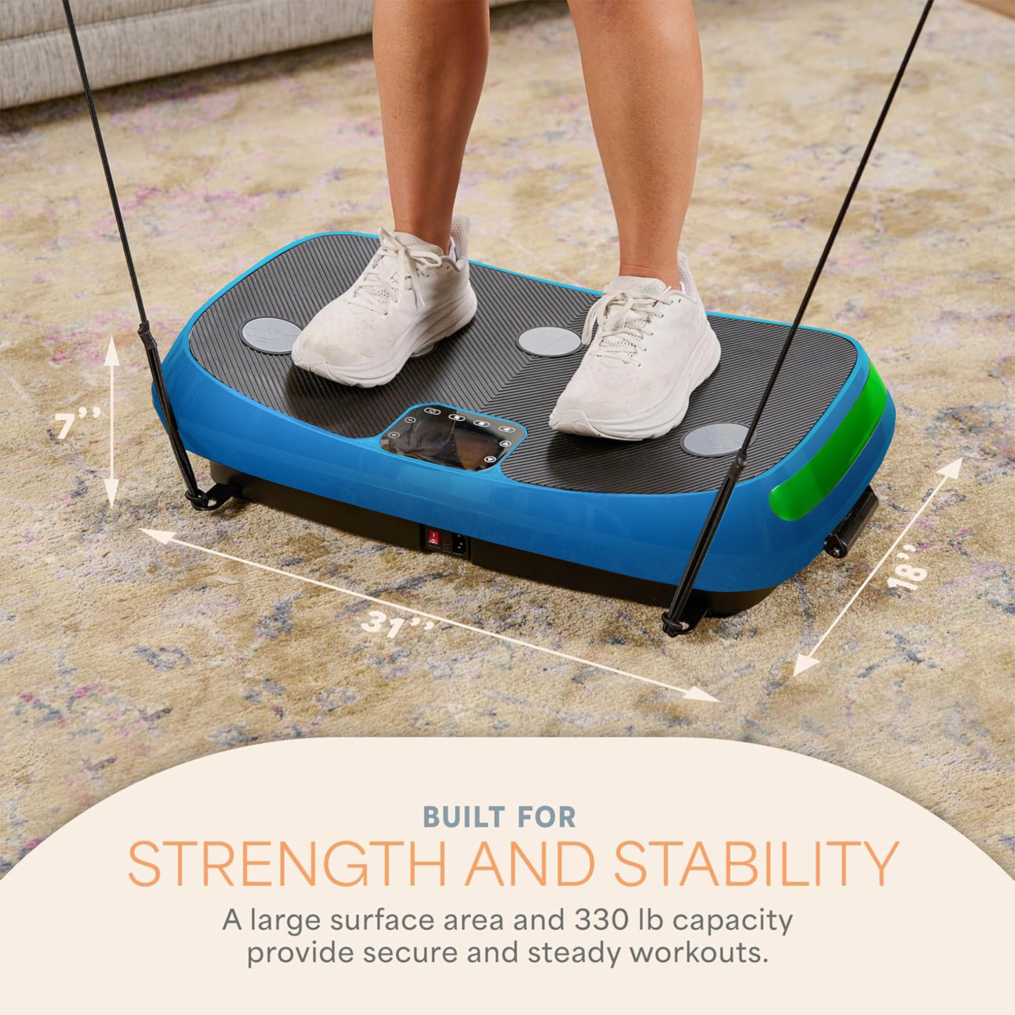 LifePro Rumblex 4D Vibration Plate – 150 kg Capacity, 4D Oscillation, Linear & Pulsation Modes for Weight Loss & Recovery - Image 13