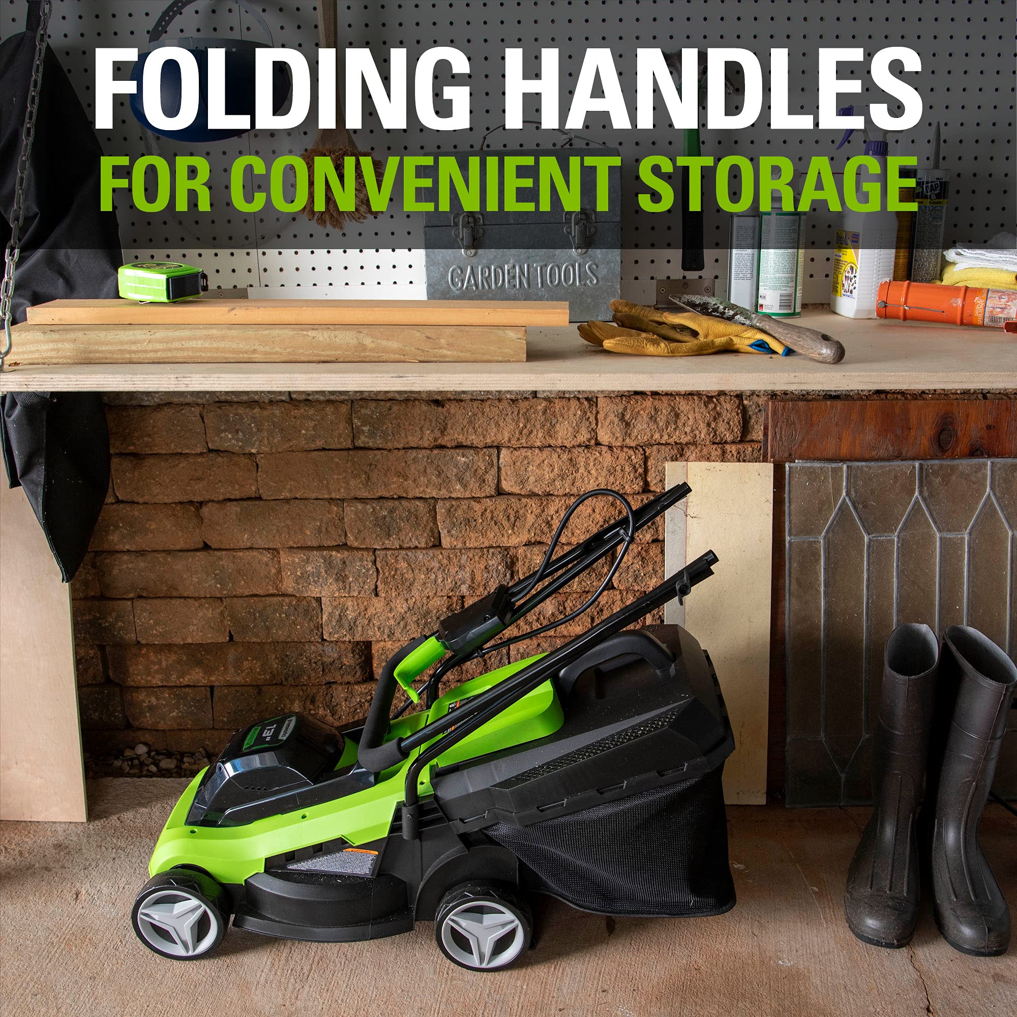 Greenworks 24V Brushless Cordless Push Lawn Mower – 13″ (33 cm) Deck, 4.0 Ah Battery & Charger Included - Image 47