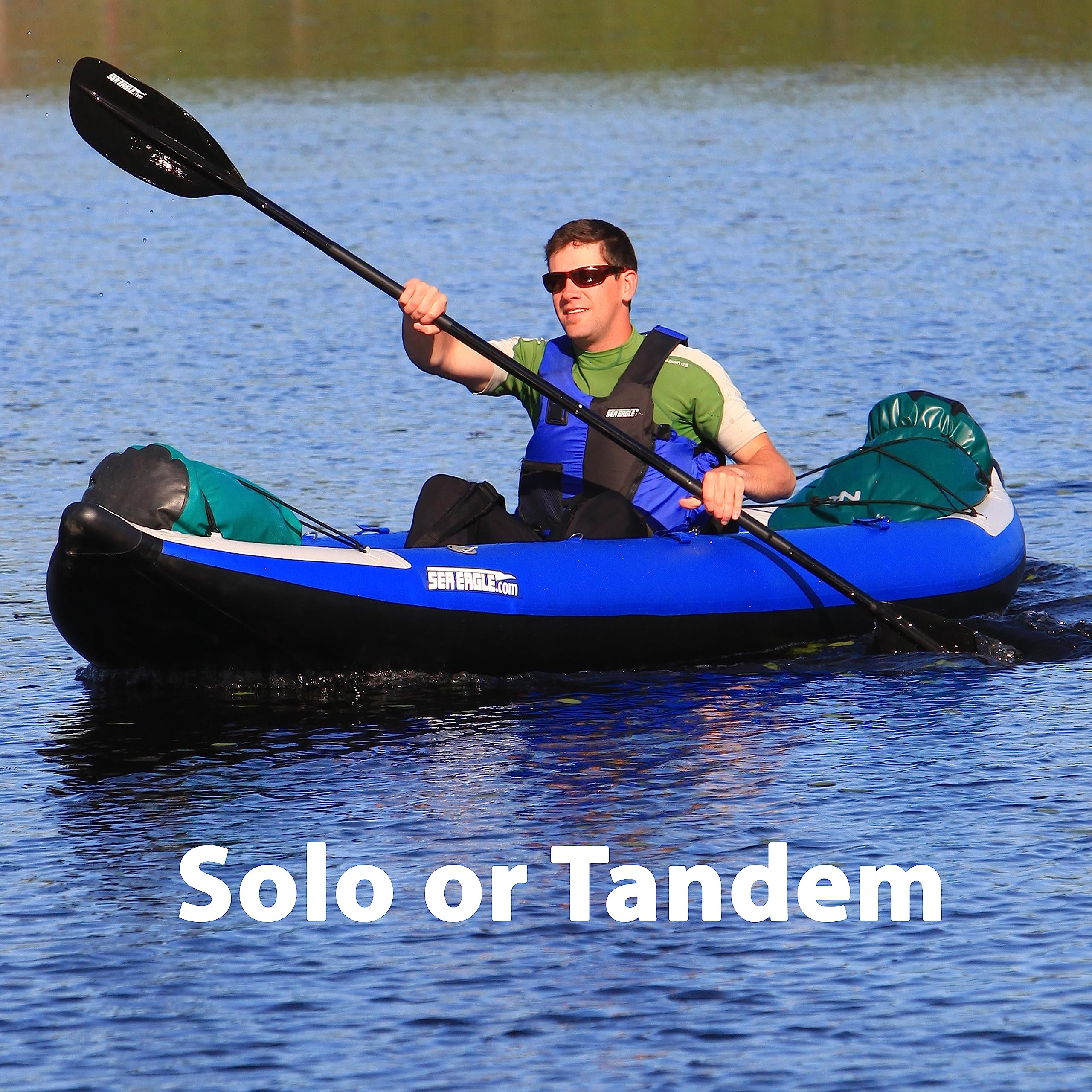 Sea Eagle 380X 12’6″ Explorer Inflatable Kayak – Self-Bailing, Drop-Stitch Floor, Removable Skeg, Whitewater & Touring - Image 17