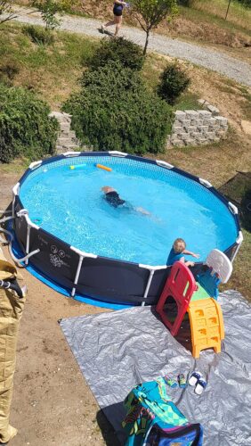 Intex 28211EH Metal Frame Pool Set – 12ft (3.66m) x 30in (76cm) Round Above Ground Swimming Pool with 530 GPH Pump – 1,718 Gallon (6,504L) Capacity – 3-Ply Puncture-Resistant PVC – Rust-Resistant Frame photo review