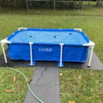 Intex 9.8ft x 6.6ft x 29.5in (300cm x 201cm x 75cm) Rectangular Above Ground Pool with Metal Frame & Flow Control Valve – Easy Setup Family Backyard Pool – 4,500L Capacity – Blue photo review