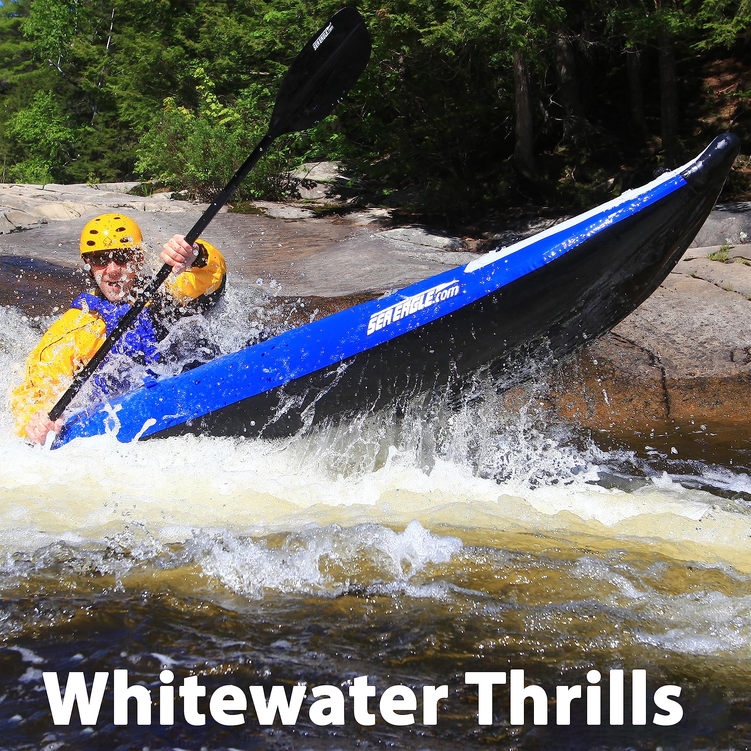 Sea Eagle 380X 12’6″ Explorer Inflatable Kayak – Self-Bailing, Drop-Stitch Floor, Removable Skeg, Whitewater & Touring - Image 15